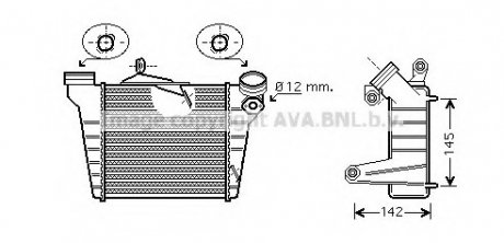 SA-FABIA 01- Интеркулер AVA AVA COOLING STA4036