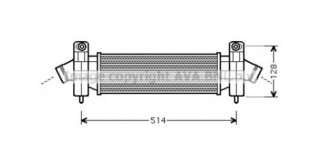 FD-MON 00- Интеркулер AVA AVA COOLING FDA4341