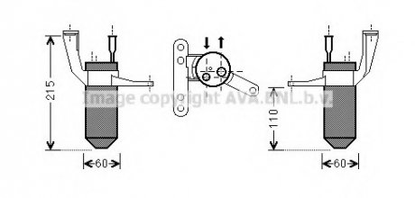 RT-CLIO 01-/Осушитель AVA AVA COOLING RTD428