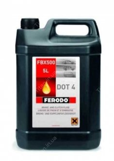Тормозная жидкость DOT4 5L FE 5L FERODO FBX500 (фото 1)