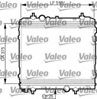 Радиатор системы охлаждения VL Valeo 735531 (фото 1)