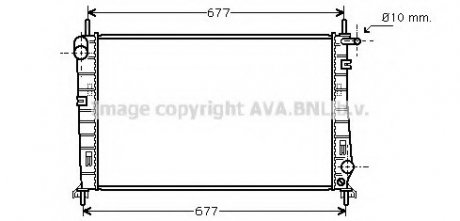 FD-MON 96- Радиатор AVA AVA COOLING FDA 2266 (фото 1)