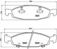 Гальмівні колодки дискові BM BREMBO P37005 (фото 1)