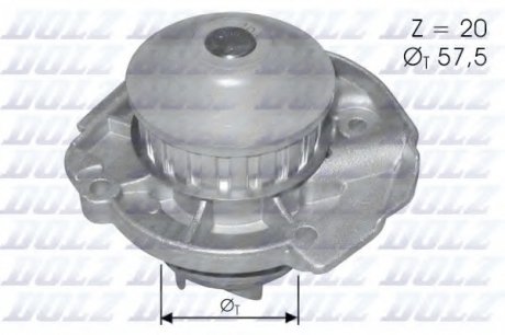 Насос системы охлаждения DZ DOLZ S161 (фото 1)