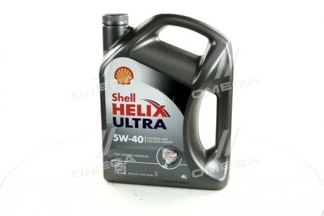 Масло моторное Helix Ultra 5W-40 SN/CF 4л SHELL 4107152 (фото 1)