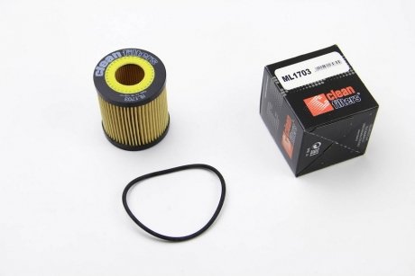 Фильтр масла Mondeo III/IV/Mazda 3/6 1.8/2.0i 00- CLEAN FILTERS ML1703 (фото 1)