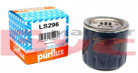 Фільтр олії 1.2i Doblo 01-/Palio 96-/Punto 99-09 PURFLUX LS296 (фото 1)