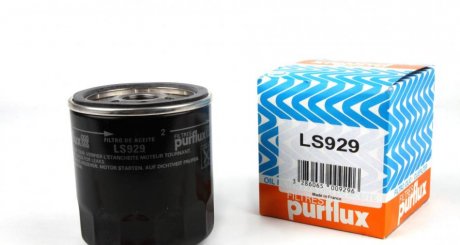 Фільтр олії 2.0 BiTDI T5 09> PURFLUX LS929 (фото 1)