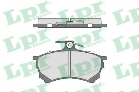 Тормозные колодки дисковые LPR 05P420