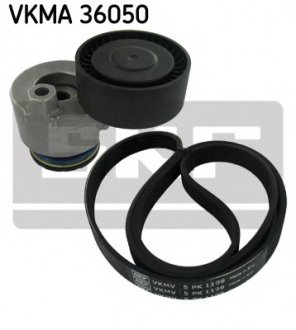 Роликовый модуль натяжителя ремня (ролик, ремень) SKF VKMA 36050 (фото 1)