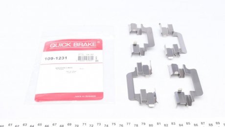 Монтажный к-кт тормозных колодок QUICK BRAKE 109-1231 (фото 1)