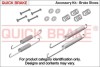 Монтажный к-кт тормозных колодок QUICKBRAKE QUICK BRAKE 105-0787 (фото 1)