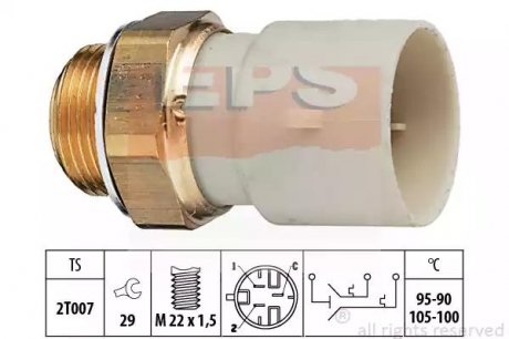 Термоперемикач системи охолодження EPS 1.850.688 (фото 1)