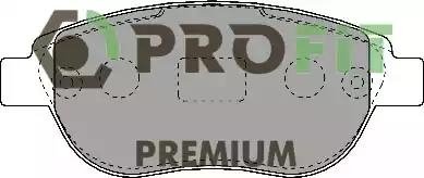 Колодки гальмівні дискові PROFIT 5005-1476