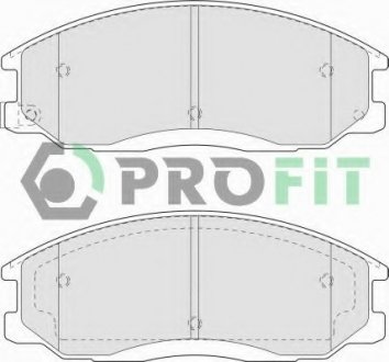 Колодки тормозные дисковые PROFIT 5000-1605