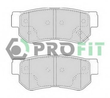 Колодки тормозные дисковые PROFIT 5000-1606