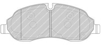 Колодки тормозные дисковые FERODO FVR4661 (фото 1)
