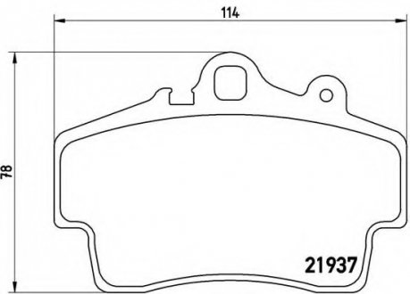 Колодки тормозные дисковые BREMBO P65007