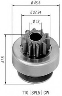 Бендикс стартера MAGNETI MAGNETI MARELLI AMB0424