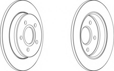 Диск гальмівний FERODO DDF1226