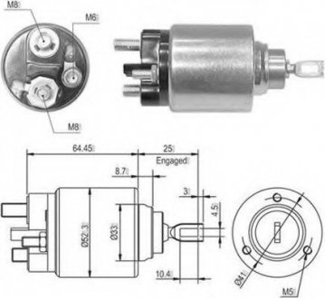 Реле втягуюче MAGNETI MAGNETI MARELLI AME0010