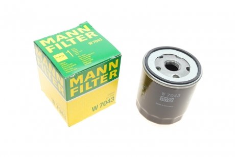 Фільтр масляний MANN W7043 (фото 1)
