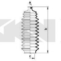 Пильовик кермового механізму (GKN) SPIDAN 83820 (фото 1)