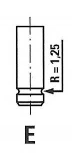 Клапан впуск Kangoo 1.9D 97- (дв.F8Q.632/662) 8x110.1mm FRECCIA 6062/BM