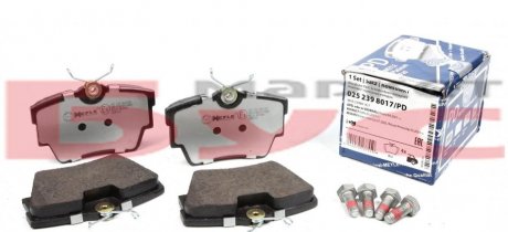 Колодки тормозные (задние) Renault Trafic/Opel Vivaro 01- с датчиками износа (Platinum) MEYLE 025 239 8017/PD