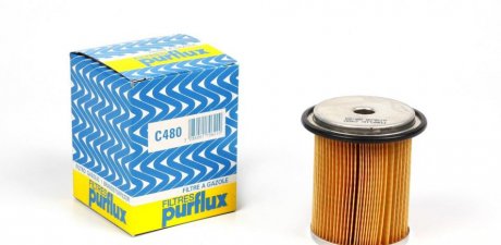 Фильтр топливный Fiat Scudo/Peugeot Expert/Citroen Jumpy 1.9D/TD 95-07 PURFLUX C480 (фото 1)