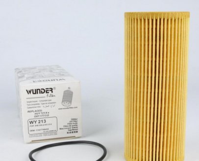 Фильтр маслянный, BMW 352/525/530/730D E65 02- WUNDER WY-213 (фото 1)