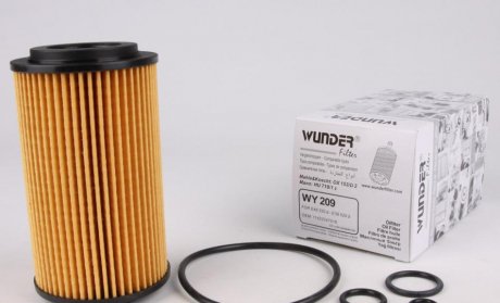 Фільтр масляний BMW 3 E46 5 E39 00-05 WUNDER WY-209