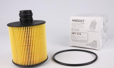 Фильтр масляный Fiat Doblo 1.6/2.0D 10- WUNDER WY-315 (фото 1)