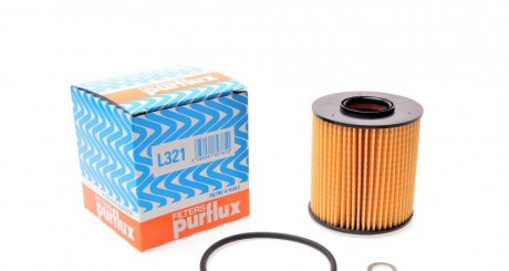 Фильтр масляный BMW 5 E39 530D PURFLUX L321 (фото 1)