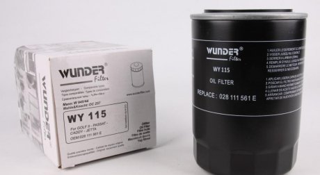 Фільтр масляний Audi/VW WUNDER WY-115 (фото 1)
