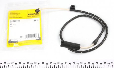 Сигналізатор, знос гальмівних накладок, передня вісь TEXTAR 98026700 (фото 1)