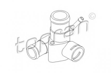 Адаптер системи охолодження HANS PRIES TOPRAN / HANS PRIES 100315