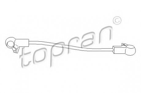Тяга переключения передач TOPRAN / HANS PRIES 102846 (фото 1)