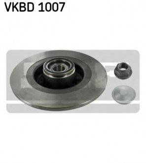 Гальмівний диск з підшипником SKF VKBD1007