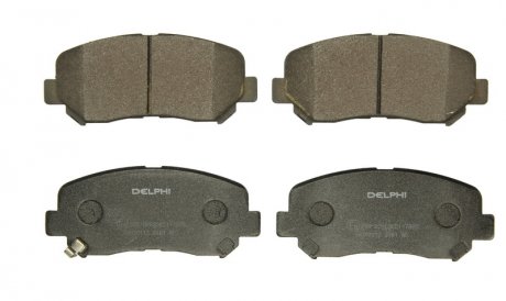 Гальмівні колодки, дискові. Delphi LP2481 (фото 1)