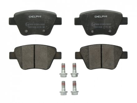 Тормозные колодки, дисковые. Delphi LP2178 (фото 1)