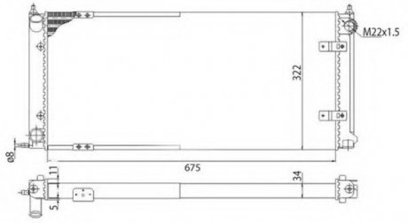 Радиатор MAGNETI MARELLI 350213272003 (фото 1)