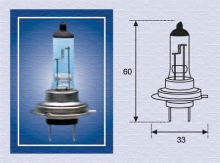 Лампа H7 MAGNETI MARELLI H712 (фото 1)