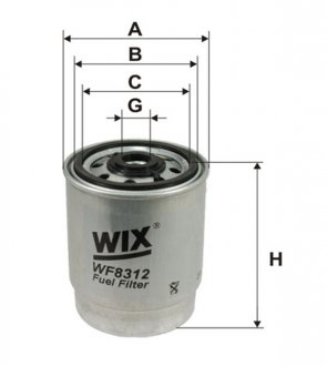 Фільтр палива WIX WIX FILTERS WF8312