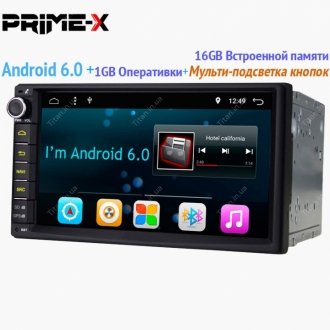 Магнитола A6, 2DIN, Android 6 Prime-X 2000000011776 (фото 1)