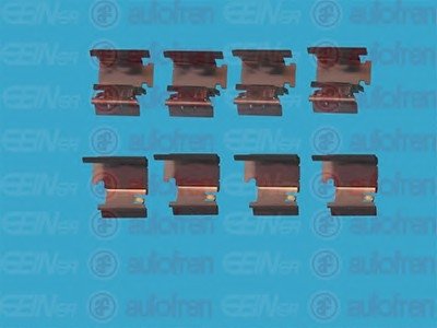 Комплектуючі колодок дискового гальма AF AUTOFREN D42343A
