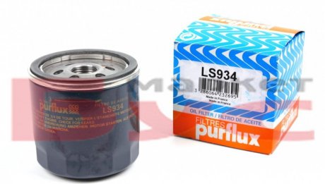 Фильтр масляный Ford Fiesta 1.4i PURFLUX LS934 (фото 1)