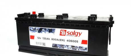 Аккумуляторная батарея 135Ah/800A (511x190x217) SOLGY 406005