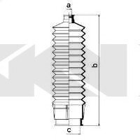 Пильовик кермового механізму (GKN) SPIDAN 83590