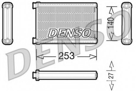 Радіатор опалення DENSO DRR05005 (фото 1)